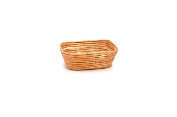 Koszyk wiklinowy 1 kg kwadratowy 20x15x7 cm do rozrostu / garowania chleba