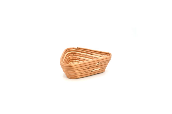 Koszyk wiklinowy 1 kg nietypowy trójkąt 22x22x7 cm do rozrostu / garowania chleba