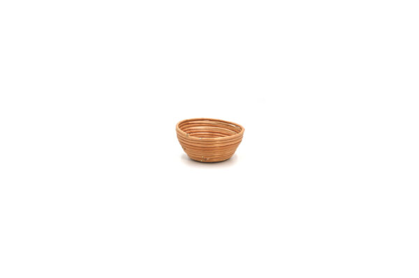 Koszyk wiklinowy 0,4 kg okrągły 15x8 cm do rozrostu / garowania chleba