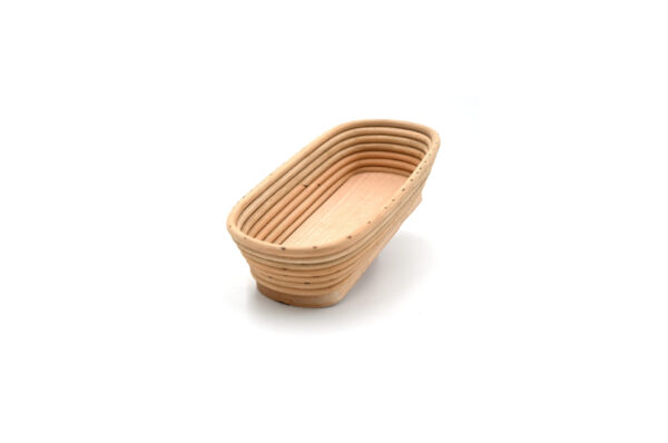 Koszyk rattanowy 1,4 kg podłużny 31x14x7 cm do rozrostu / garowania chleba